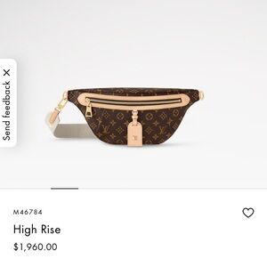 Louis Vuitton Brown Monogram Bum Bag (high rise)